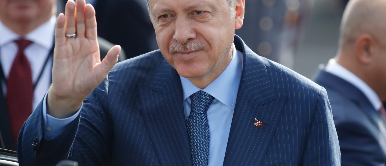 Der türkische Staatspräsident Recep Tayyip Erdogan ist heute als deutscher Staatsgast in Berlin eingetroffen. Foto: