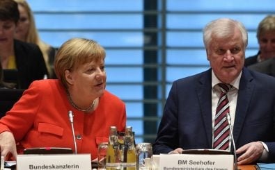 Kann man mehr als Lippenbekenntnisse erwarten? Angela Merkel und Horst Seehofer beim heutigen Wohnungsgipfel im Kanzleramt. Foto: John MacDougall | AFP