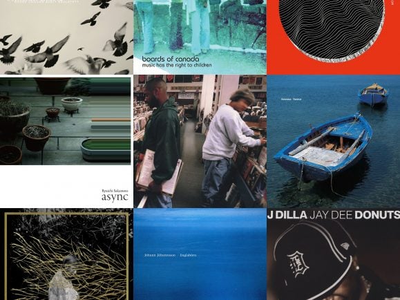 Von Boards of Canada über Ryuichi Sakamoto bis zu Venetian Snares - der Plattenkoffer von Sven Helbig.
Collage: detektor.fm
