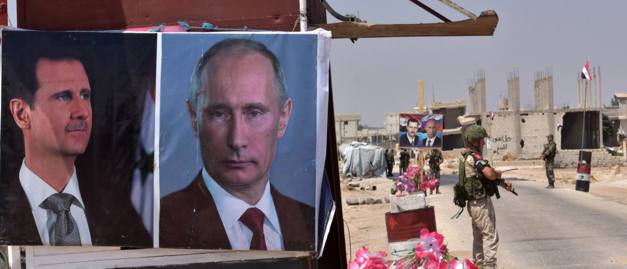 Russland ist einer der vier Akteure, die einen Sturz Assads verhindert haben. Wer wissen will, wie es in Syrien weitergeht, muss deshalb fragen, was diese vier für ihre Treue einfordern.  Foto: Delil Souleiman | AFP