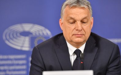 Victor Orbáns Fidesz-Partei ist vorübergehend von der Mitgliedschaft in der EVP suspendiert. Foto: EMMANUEL DUNAND | AFP