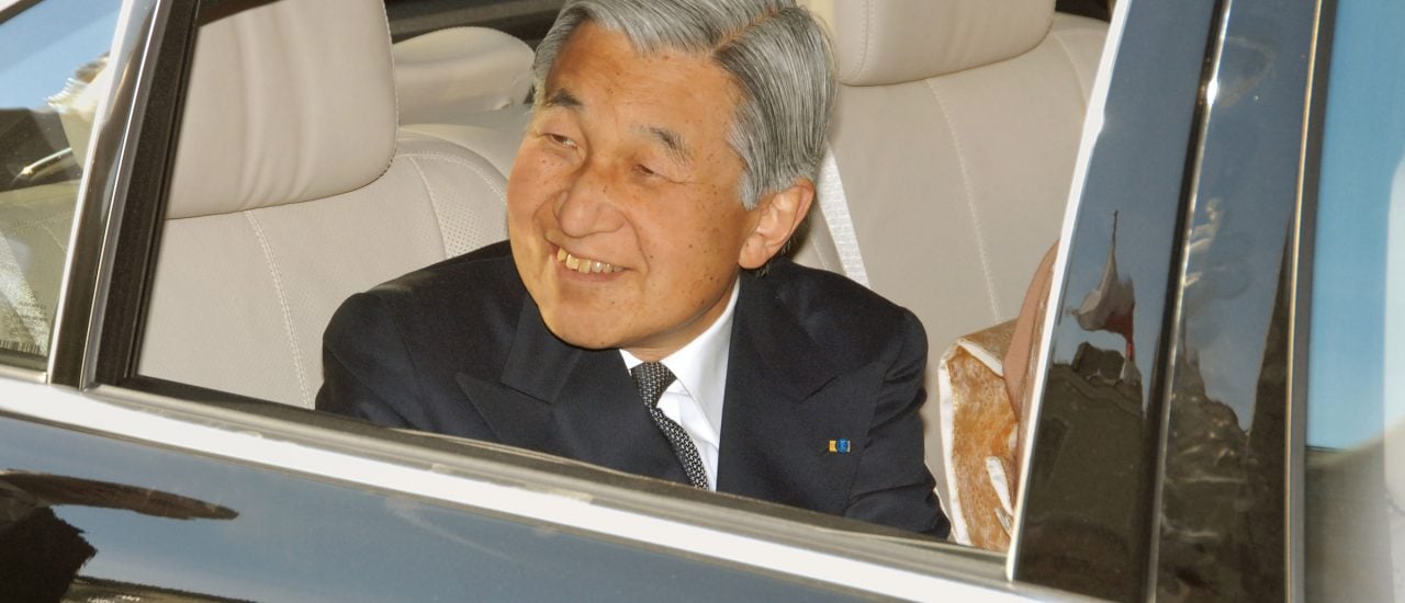 Der japanische Kaiser Akihito bei einem Staatsbesuch in Estland. Foto: Nikolai Sharubin | shutterstock