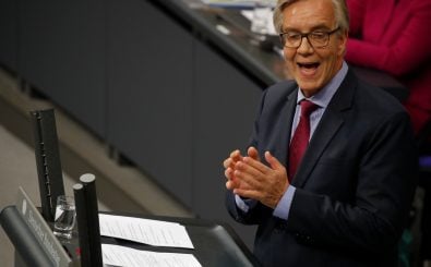 Dietmar Bartsch von den Linken während einer Rede im Bundestag. Foto: Odd Andersen | AFP