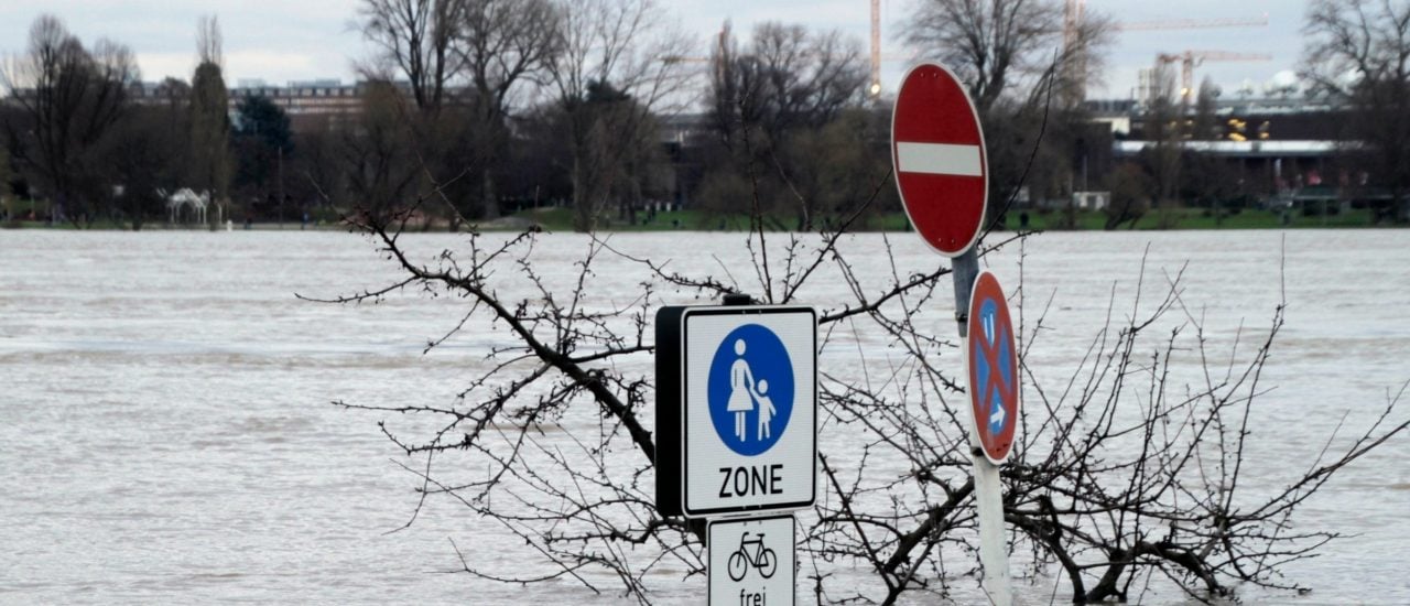 Überschwemmungen in Dresden. Bei solchen Naturkatastrophen kann auch die Bundeswehr eingesetzt werden. Foto: Rainer_81 / shutterstock.com