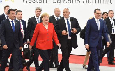 Am 5. Juli ist auf der Westbalkan-Konferenz in Polen über den EU-Beitritt von sechs Balkan-Staaten gesprochen worden. Foto: Janek Skarzynski | AFP