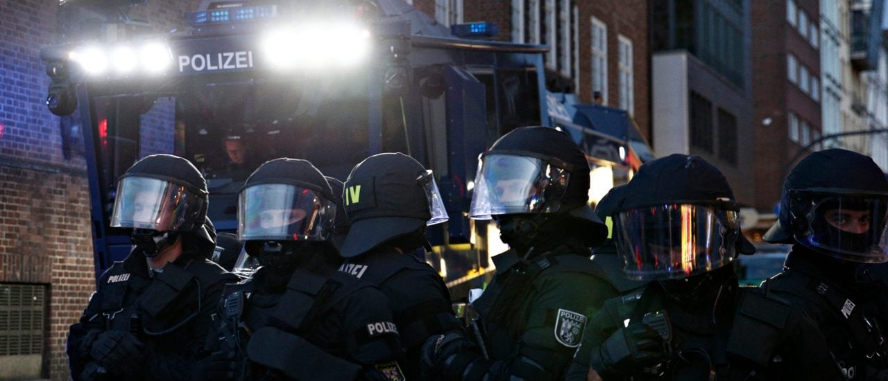 Die Bundespolizei beim Einsatz in Hamburg. Foto:  Alexandros Michailidis / shutterstock.com