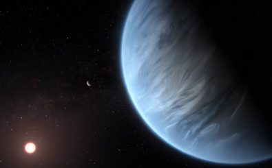 In der Atmosphäre von Planet K2-18b wurde Wasserdampf entdeckt. Bild: CC BY 4.0 | M. Kornmesser, ESA