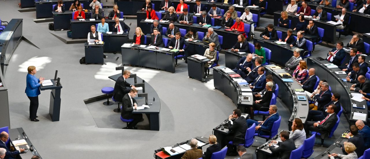 Angela Merkel hat sich der Kritik der Fraktionsvorsitzenden gestellt. Foto: John Macdougall | AFP
