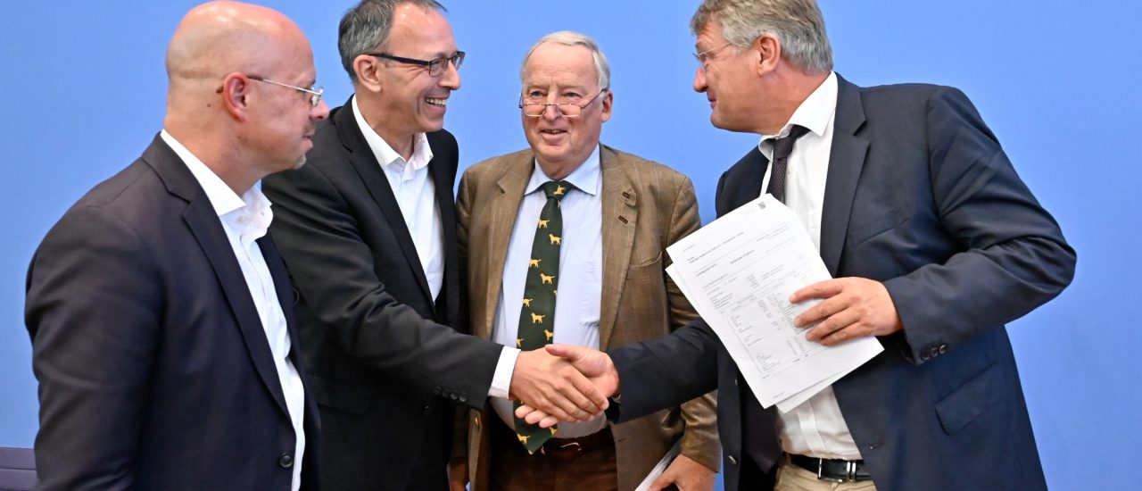 Bei den Landtagswahlen in Sachsen und Brandenburg wird die AfD zur zweitstärksten Kraft. AFP | Tobias Schwarz