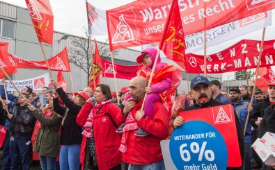 Wenn sich Betriebsrat und Unternehmen nicht einig werden, kann es zum Streik kommen. Aber was wenn es gar keinen Betriebsrat gibt? Foto: Thomas Kienzle / AFP