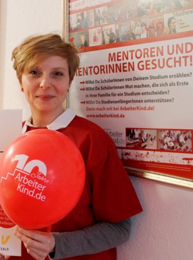 Julia Kreutziger - ist Pressesprecherin von der Organisation ArbeiterKind.de