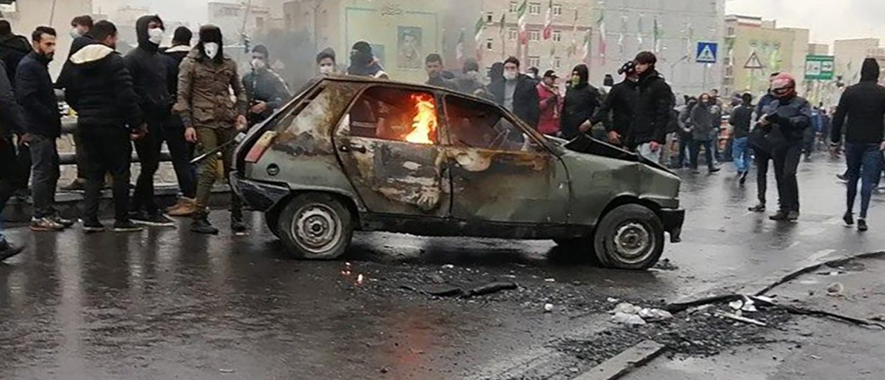 Am Wochenende eskalierten im Iran die Proteste. Foto: AFP