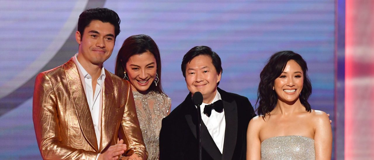 Der Cast von „Crazy Rich Asians“. Foto: Frederic J. Brown / AFP