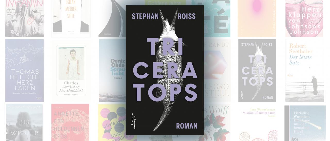 Stephan Roiss ist mit „Triceratops“ für den Deutschen Buchpreis 2020 nominiert. 