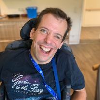 Heiko Bernhard lebt in einer Einrichtung für Menschen mit Behinderung.