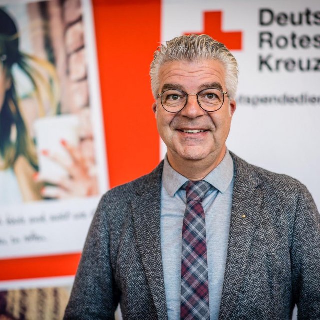 Stephan David Küpper, Pressesprecher des Zentrums für Transfusionsmedizin Ratingen-Breitscheid, Deutsches Rotes Kreuz