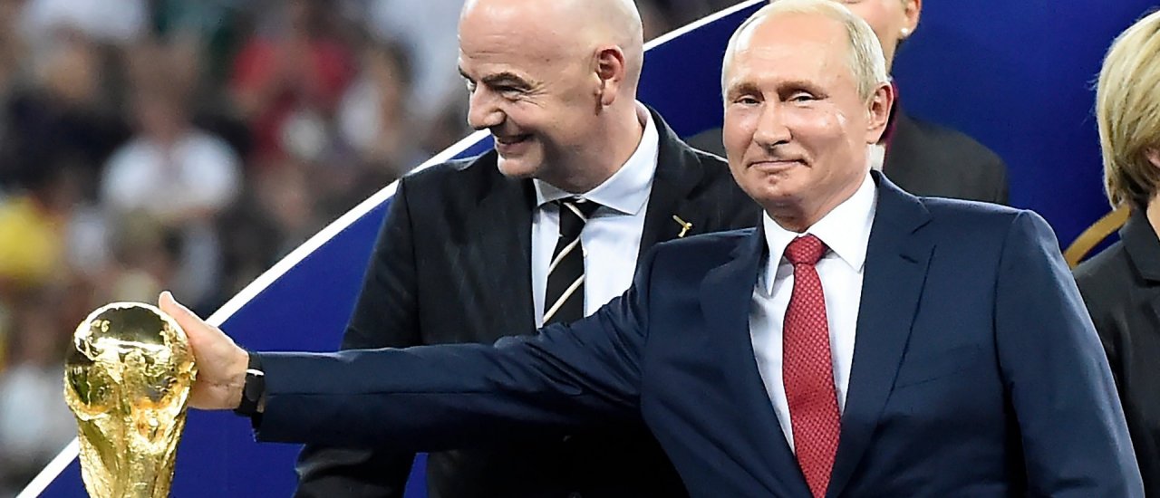 Putin nutzt Fußball als Mittel der Propaganda. Foto: A. Ricardo/shutterstock.com