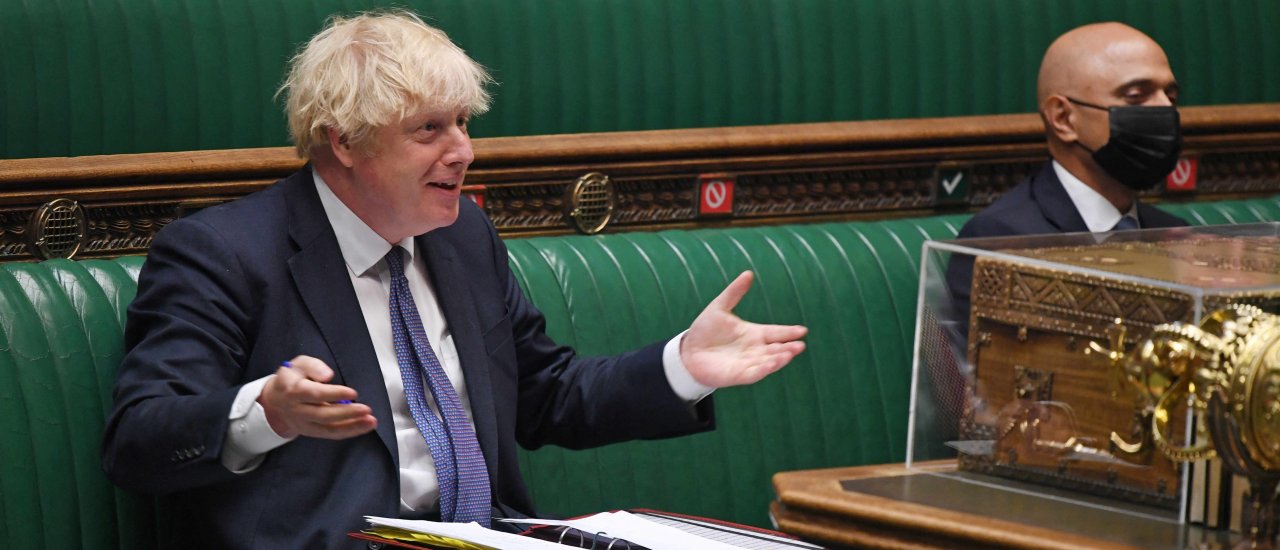 Boris Johnson ist mit Lügen, Halbwahrheiten und Täuschungsmanövern an die Macht gekommen. Foto: Jessica Taylor/AFP/UK Parliament 