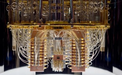 LAS VEGAS, NEVADA – JANUARY 9, 2020: IBM Q System One Quantum Computer at the Consumer Electronic Show CES 2020 Quelle: Shutterstock / Boykov