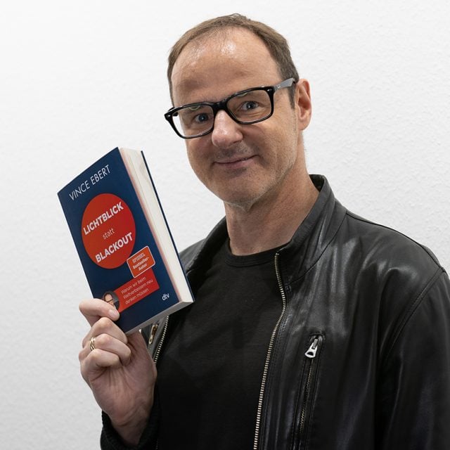 Physiker und Kabarettist Vince Ebert auf der Frankfurter Buchmesse 