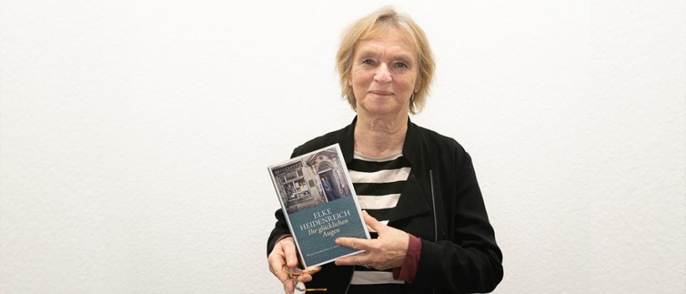 Elke Heidenreich mit ihrem neuen Buch ,,Ihre glücklichen Augen.