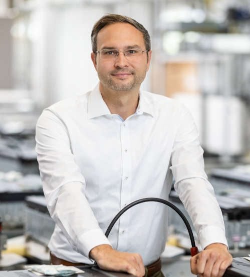 Daniel Hannemann, CEO von Tesvolt