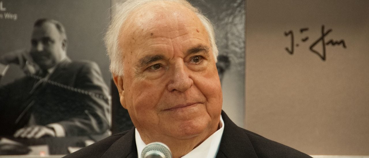 Altkanzler Helmut Kohl. 