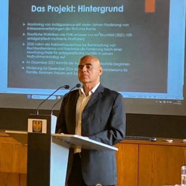 Guillermo Ruiz Torres, Geschäftsführer Melde- und Informationsstelle Antiziganismus e. V.