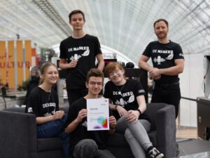 Die Gewinner des ersten Jugend-Podcast-Wettbewerbs "JuPod: Gendern" sind DeMasked vom Gabriele-von-Bülow-Gymnasium in Berlin.