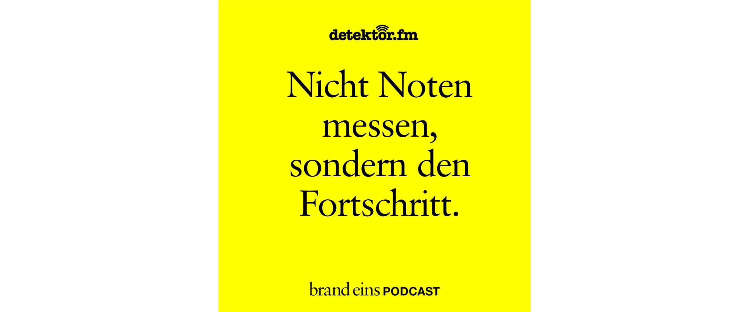 Nicht Noten messen, sondern den Fortschritt. - podcast episode cover