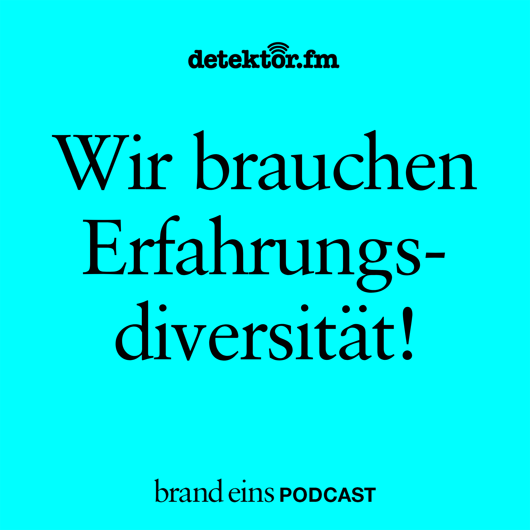 brand eins-Podcast | Junge Menschen wissen heute mehr. Ältere sind fitter. - podcast episode cover