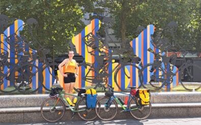 Unterwegs von Paris nach Hause: Wiebke. Foto: privat