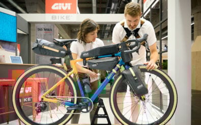 Auf der Eurobike werden neue Fahrräder präsentiert. Foto: EuroBike / Nicolas Det