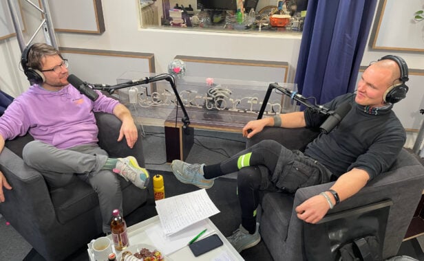 Tom von Meerglas und Gerolf im Studio. Foto: Stanley Baldauf