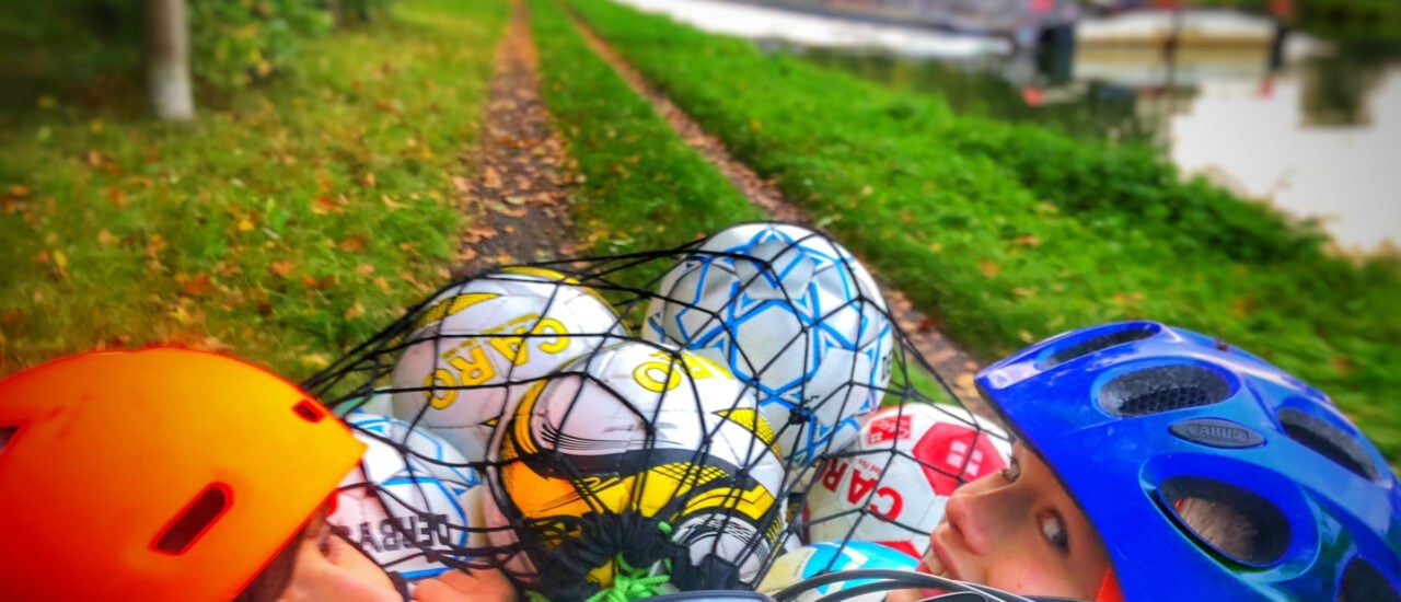 Familientransport per Lastenrad. Foto: Jörg