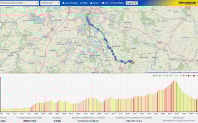 Der Routenplaner bikerouter. Bild: Screenshot