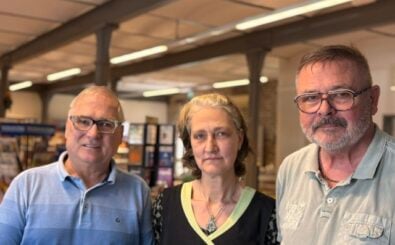 Dorfladen Deersheim: Die drei Vorstände (von links) Arnd Müller, Doreen Pittelkow und Manfred Mehlhorn. Foto: Marie Landes