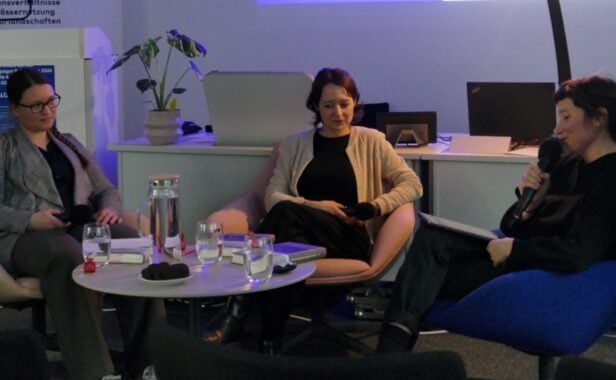 Forschungsquartett live im GWZO Leipzig. Foto: Dubnow-Institut