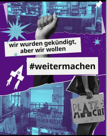 Screenshot des Instagramkanals "Platz.machen"