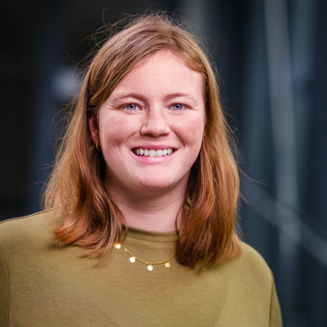 Nora Schönberger, Leiterin der Nachwuchsforschungsgruppe Pep2Rec am HZDR