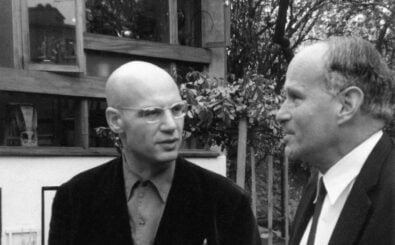 Alexander Grothendieck und sein Kollege Laurent Schwartz in Bure-sur-Yvette, Frankreich. Foto: AFP / Institut des Hautes Etudes Scientifiques