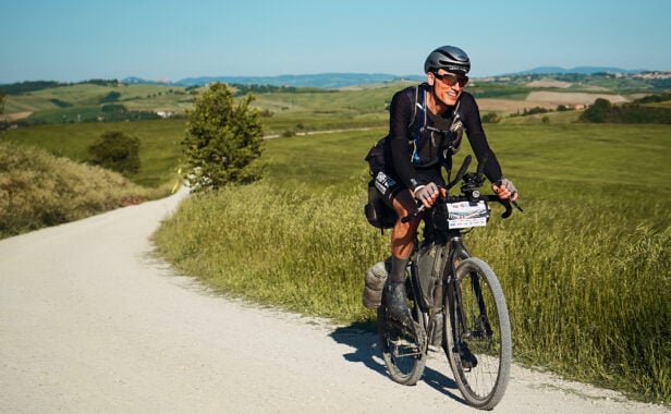 Chris auf dem Tuscany Trail. Foto: Chris Pfeiffer