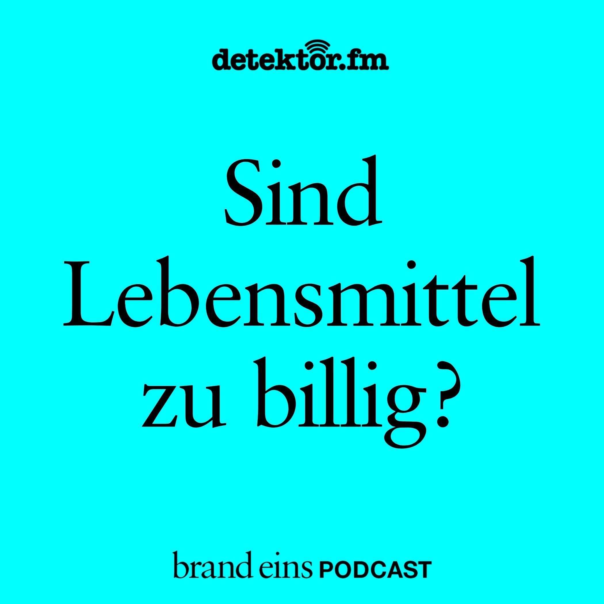 brand eins-Podcast | Sind Lebensmittel zu billig? (Best-of) episode artwork