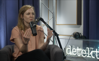 Sachsen-Anhalt: Valerie Schönian zu Gast im DAZWISCHEN-Podcast. Bild: detektor.fm.