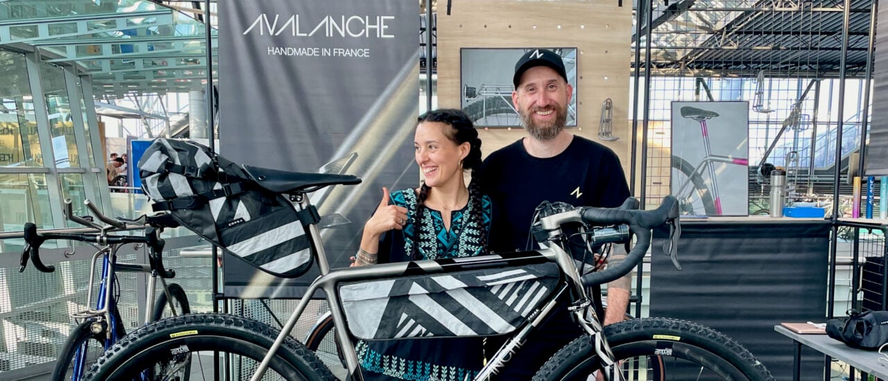 Angereist aus Paris: Marie und Laurent von Avalanche Cycles. Foto: Gerolf Meyer