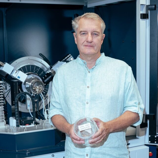 Prof. Dr. Robert Dinnebier, Leiter der Röntgenographie am Max-Planck-Instituts für Festkörperforschung