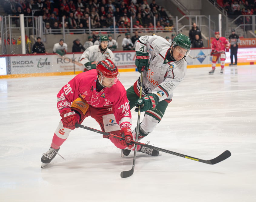 Eishockey in Halle. Bild: Justin Hoffmann, Saale Bulls.