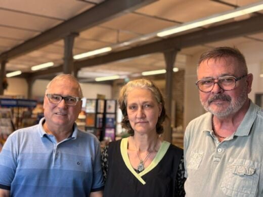 Dorfladen Deersheim: Die drei Vorstände (von links) Arnd Müller, Doreen Pittelkow und Manfred Mehlhorn. Foto: Marie Landes