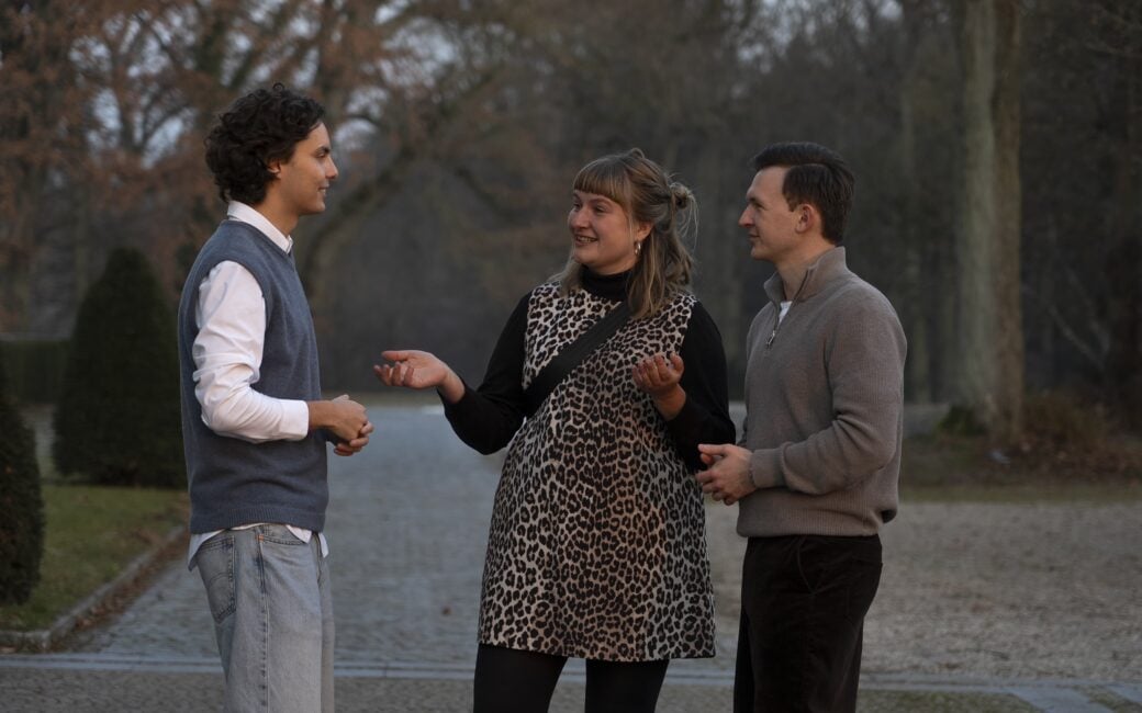 Max Schubert, Karolin Jäschke und Bennet Rietdorf haben mit Stiftungsgeldern den Sachsen-Anhalt-Fund gegründet.  Foto: Franziska Bausch-Moser