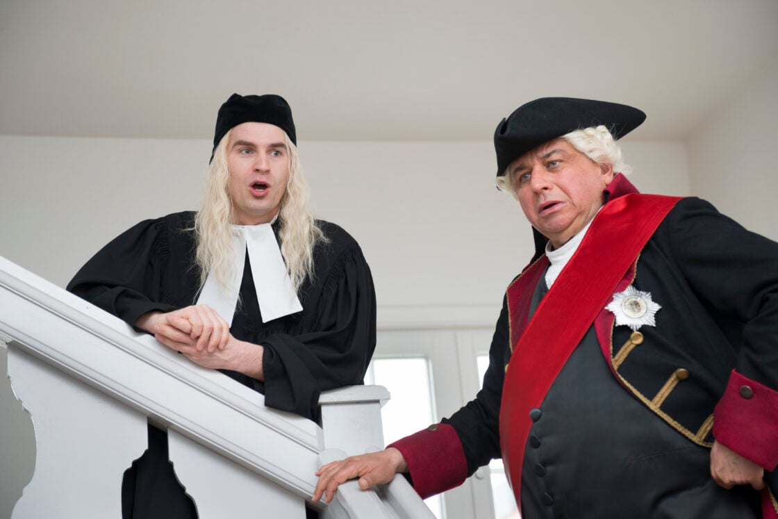 Theaterführung im historischen Waisenhaus der Franckeschen Stiftungen Halle Foto: Falk Wenzel/ Franckesche Stiftungen